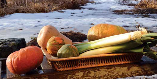 Learn how to grow leeks and winter squashes, plus how to cook them.